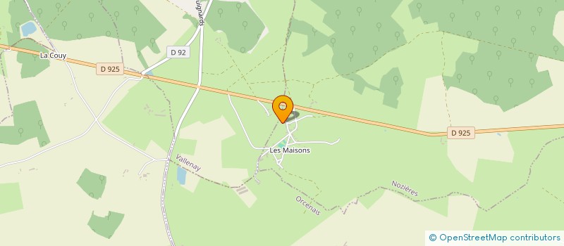 localisation de l'entreprise ENTREPRISE PHILIPPE BETEMPS  NOZIERES