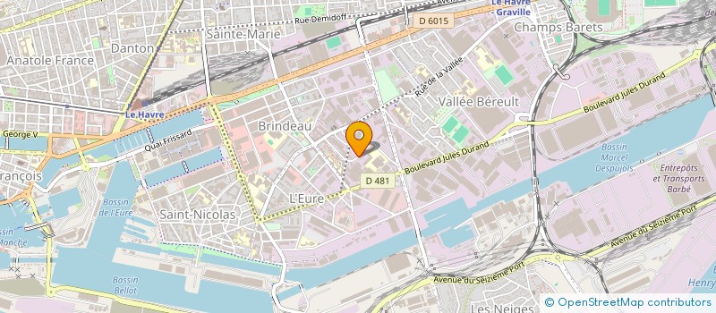 localisation de l'entreprise ENTREPRISE PHILIPPE LASSARAT à LE HAVRE