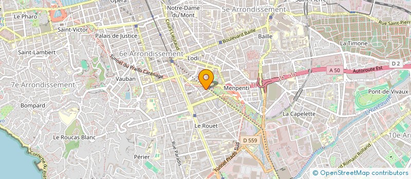 localisation de l'entreprise ENTREPRISE PHOCEENNE DE TRAVAUX ET RENOVATION à MARSEILLE