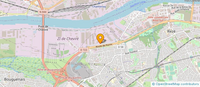 localisation de l'entreprise ENTREPRISE PICOT à BOUGUENAIS