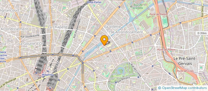 localisation de l'entreprise ENTREPRISE PIERRE BAT  PARIS