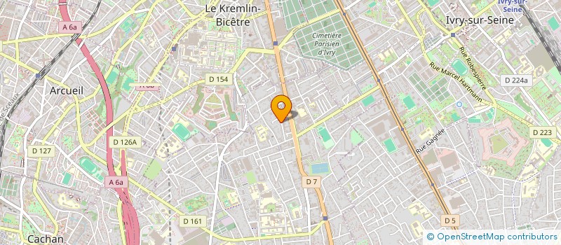 localisation de l'entreprise ENTREPRISE PIERRE BLONDET à VILLEJUIF