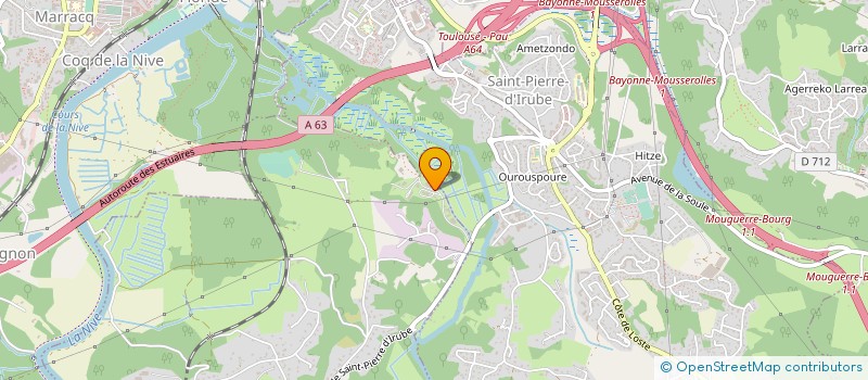 localisation de l'entreprise ENTREPRISE PIERRE CARRERE  VILLEFRANQUE