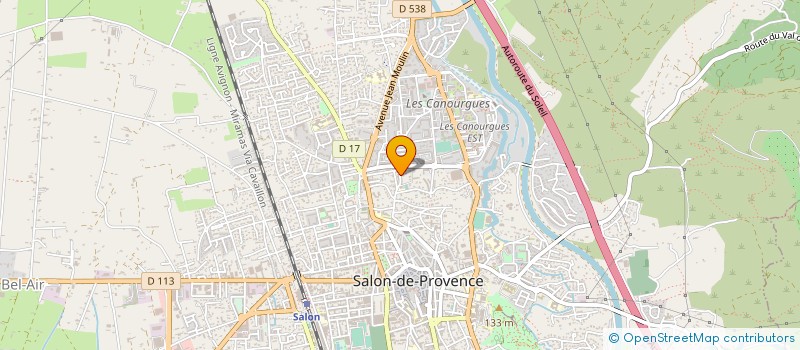 localisation de l'entreprise ENTREPRISE PIERRE SERRE  SALON-DE-PROVENCE