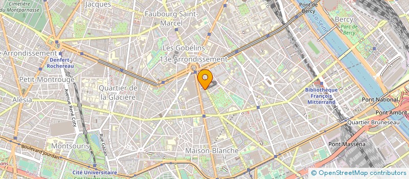 localisation de l'entreprise ENTREPRISE PIERRE TAILLE ET MARBRE à PARIS