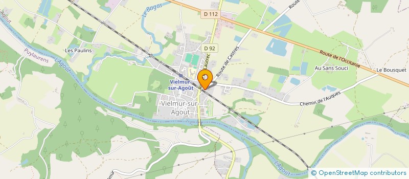 localisation de l'entreprise ENTREPRISE PIERRE TRESSENS ET FILS  VIELMUR-SUR-AGOUT
