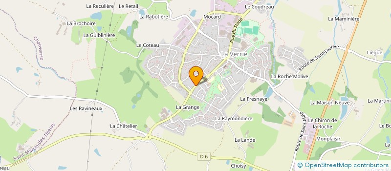 localisation de l'entreprise ENTREPRISE PILET  LES HERBIERS