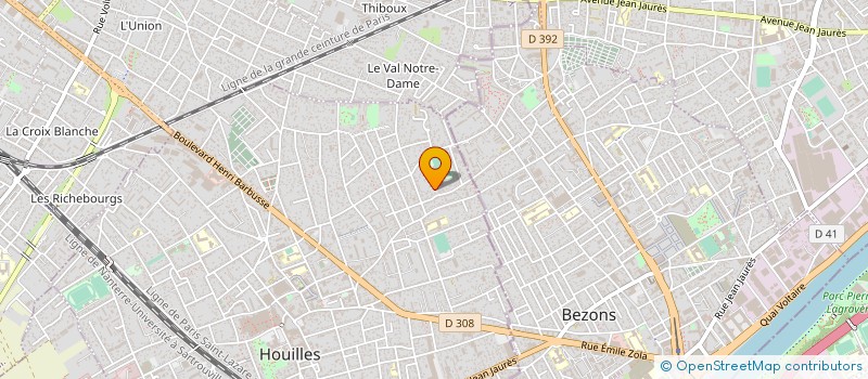 localisation de l'entreprise ENTREPRISE PINCHAUX à HOUILLES