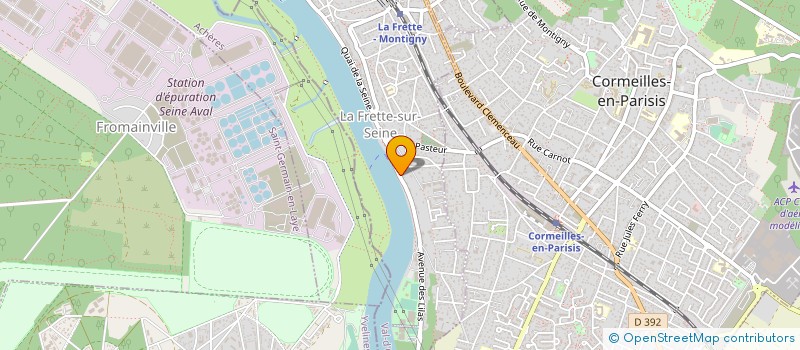 localisation de l'entreprise ENTREPRISE PINHEIRO  LA FRETTE-SUR-SEINE