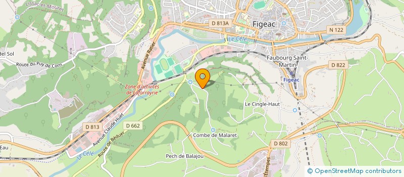 localisation de l'entreprise ENTREPRISE PIQUET ET COMPAGNIE à FIGEAC