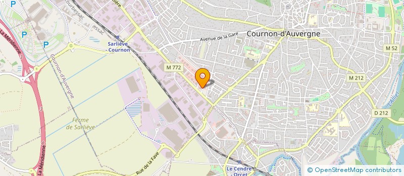 localisation de l'entreprise ENTREPRISE PIRONIN  COURNON-D'AUVERGNE