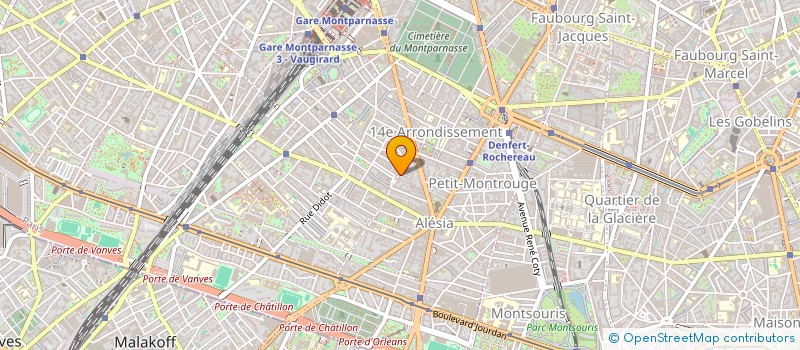 localisation de l'entreprise ENTREPRISE PLOMBERIE CHAUFFAGE COUVERTUR  PARIS