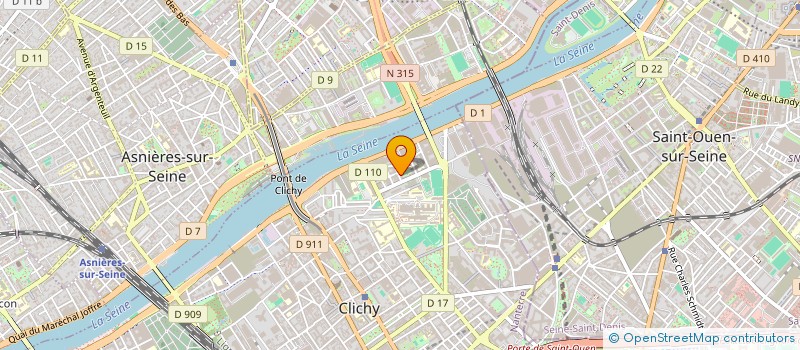 localisation de l'entreprise ENTREPRISE PLOMBIER CHAUFFAGISTE ALLIA à CLICHY