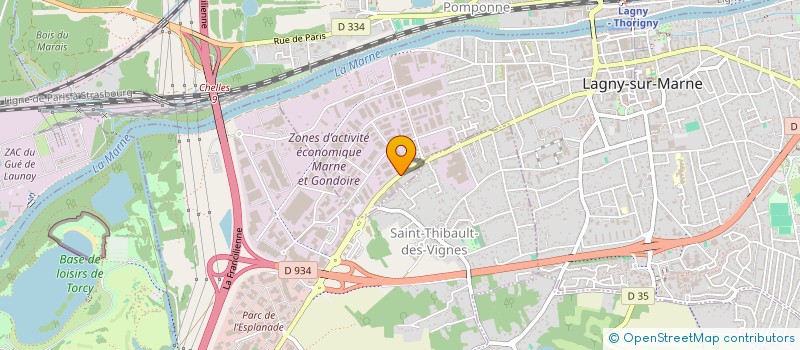 localisation de l'entreprise ENTREPRISE PLUMARD à LAGNY-SUR-MARNE