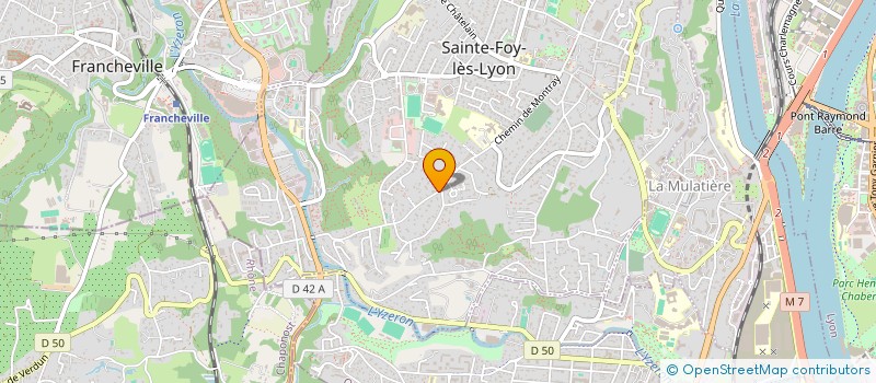 localisation de l'entreprise ENTREPRISE POLLET GERARD à SAINTE-FOY-LES-LYON