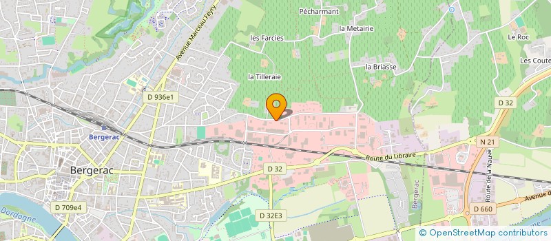 localisation de l'entreprise ENTREPRISE POLO ET FILS à BERGERAC