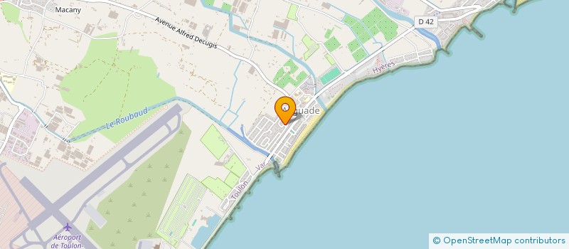 localisation de l'entreprise ENTREPRISE POLYVALENTE D'ENTRETIEN E  HYERES