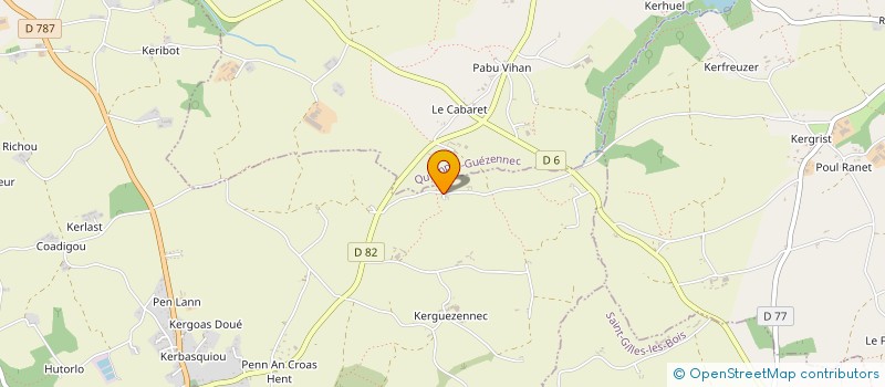 localisation de l'entreprise ENTREPRISE POLYVALENTE OUEST à SAINT-CLET