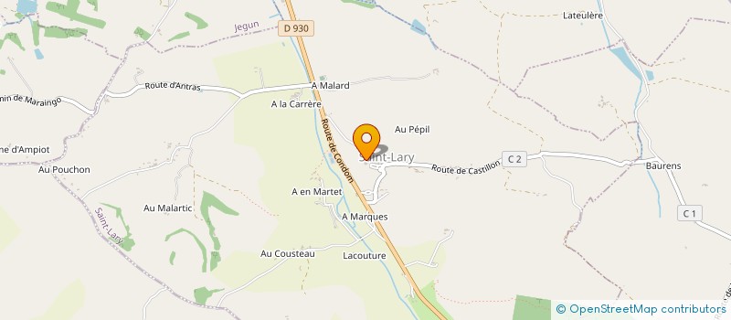 localisation de l'entreprise ENTREPRISE PORTERIE BUSATO à JEGUN