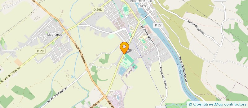 localisation de l'entreprise ENTREPRISE PORTES FRERES à VILLEMUR-SUR-TARN