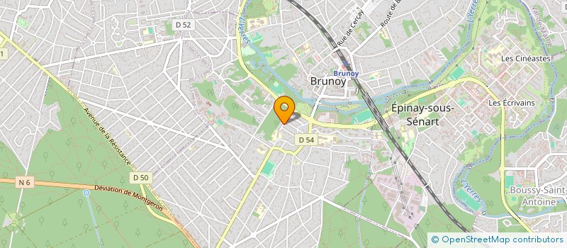 localisation de l'entreprise ENTREPRISE POSE AMENAGEMENT MENUISERIE à BRUNOY