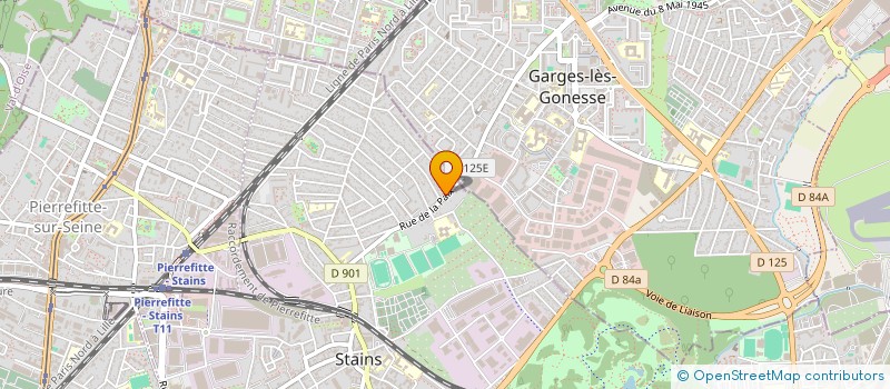 localisation de l'entreprise ENTREPRISE POSEIRO à STAINS