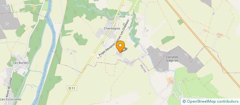 localisation de l'entreprise ENTREPRISE POTACZALA à LUSSAC-LES-CHATEAUX