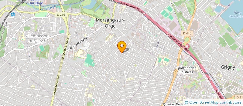 localisation de l'entreprise ENTREPRISE POTIER à MORSANG-SUR-ORGE