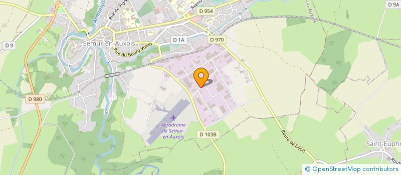 localisation de l'entreprise ENTREPRISE POTIER ET FILS à SEMUR-EN-AUXOIS