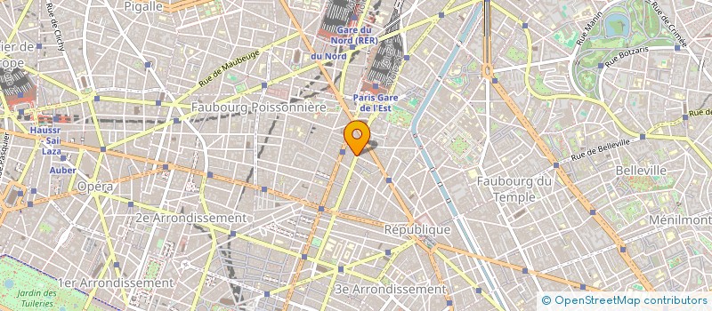 localisation de l'entreprise ENTREPRISE PRD  PARIS