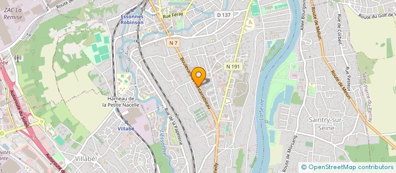 localisation de l'entreprise ENTREPRISE PRODUCTION à CORBEIL-ESSONNES