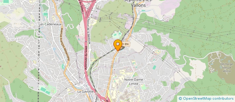 localisation de l'entreprise ENTREPRISE PROVENCE AZUR à SEPTEMES-LES-VALLONS
