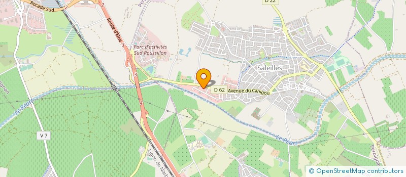 localisation de l'entreprise ENTREPRISE PY à SALEILLES