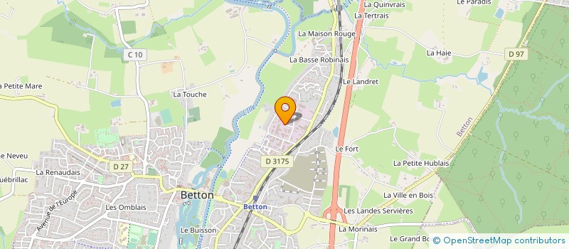 localisation de l'entreprise ENTREPRISE QUELAIS à BETTON
