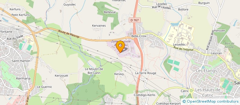 localisation de l'entreprise ENTREPRISE QUESNEL  SAINT-AVE