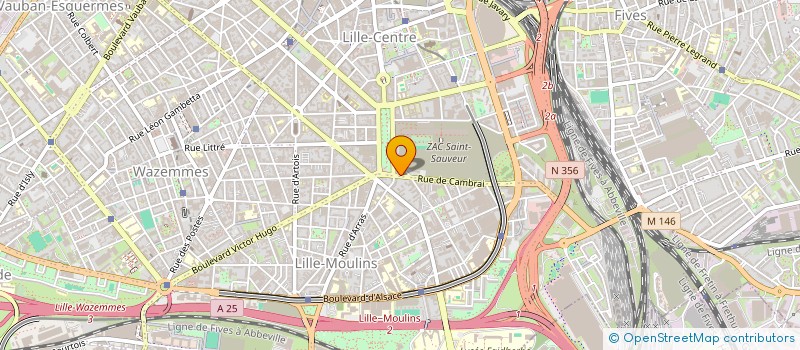 localisation de l'entreprise ENTREPRISE RAGHEBOOM à LILLE