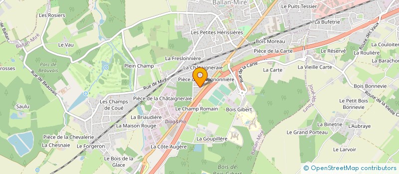 localisation de l'entreprise ENTREPRISE RAMOS DE BRITO  BALLAN-MIRE