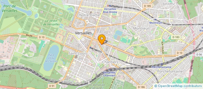 localisation de l'entreprise ENTREPRISE RAVALEMENT GENERALE à VERSAILLES