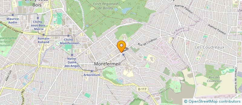 localisation de l'entreprise ENTREPRISE RAVALEMENT ISOLATION ERI à MONTFERMEIL