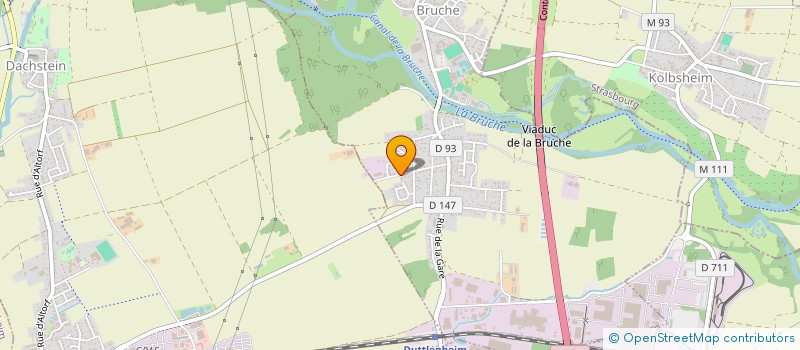 localisation de l'entreprise ENTREPRISE RAYMOND BOELHER  ERNOLSHEIM-BRUCHE