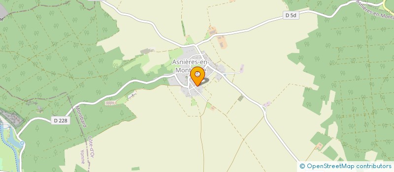 localisation de l'entreprise ENTREPRISE REBOUILLAT à ASNIERES-EN-MONTAGNE