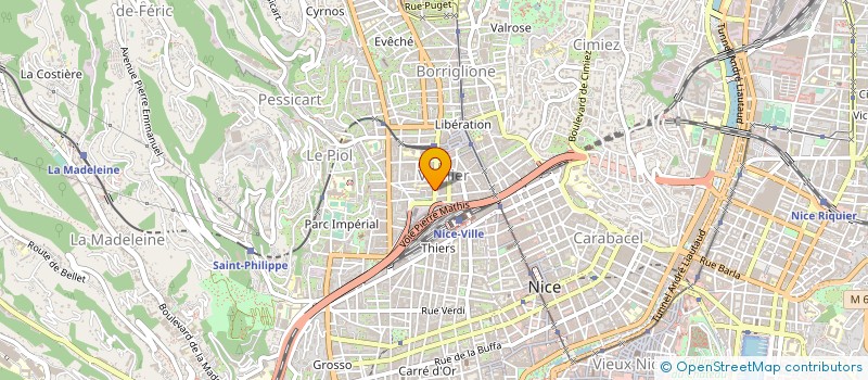 localisation de l'entreprise ENTREPRISE REGIONALE DE NETTOYAGE à NICE