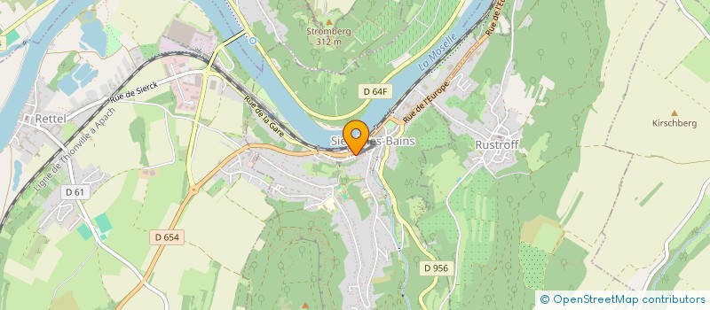 localisation de l'entreprise ENTREPRISE REGO  MALLING