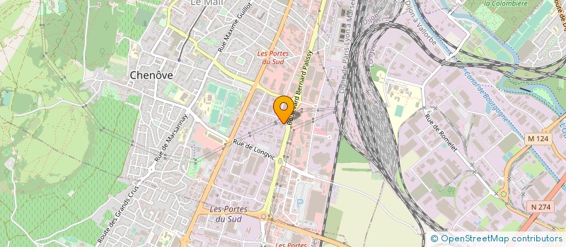 localisation de l'entreprise ENTREPRISE REIS à CHENOVE