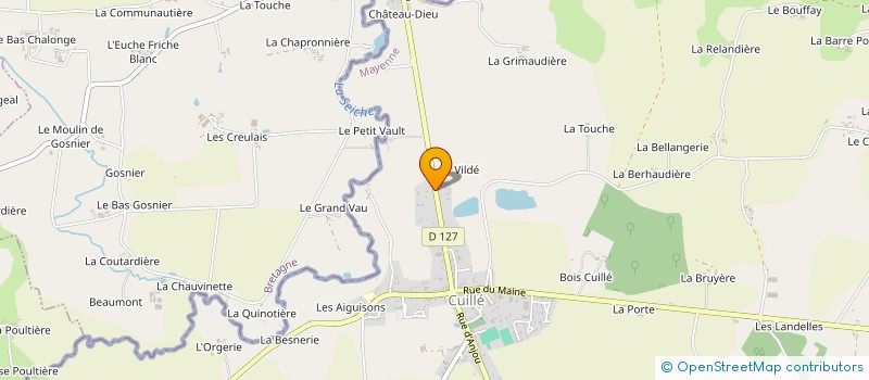 localisation de l'entreprise ENTREPRISE RENAUDIER à CUILLE