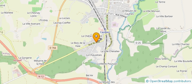 localisation de l'entreprise ENTREPRISE RENAULT SARL à CAULNES