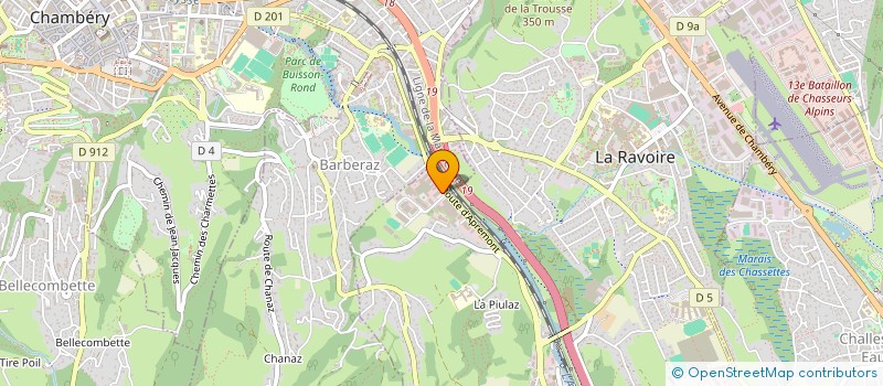 localisation de l'entreprise ENTREPRISE RENAULT SAS à LA RAVOIRE