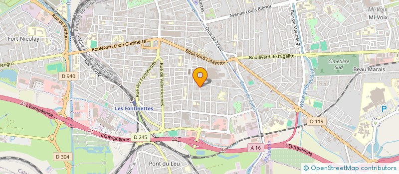 localisation de l'entreprise ENTREPRISE RENE BREMONT à CALAIS