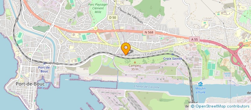 localisation de l'entreprise ENTREPRISE RENOVATION DU SUD à MARTIGUES