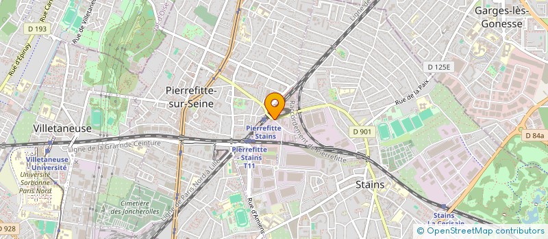 localisation de l'entreprise ENTREPRISE RENOVATION NETTOYAGE à PIERREFITTE-SUR-SEINE